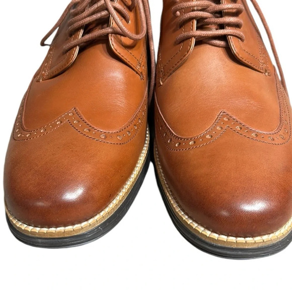 Cole Haan Shoes - Mens 11 - Oxford Original Grand Short Wing Tip - Picture 3 of 14